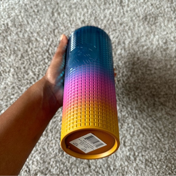 Starbucks x Tim Singleton Gradient Grid 2023 Pride Tumbler - Picture 3 of 4
